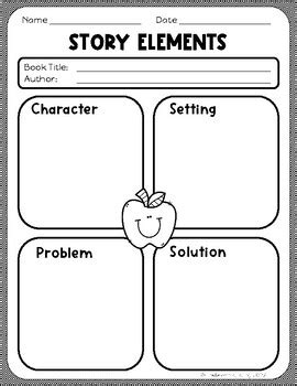 Character Setting Problem Solution Graphic Organizer