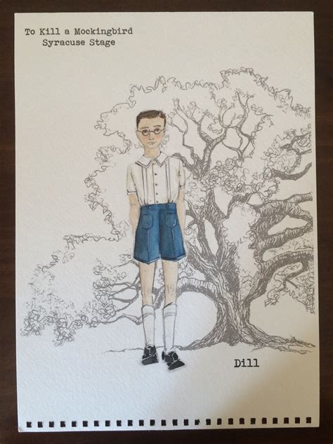 Character Sketch Of Dill From To Kill A Mockingbird