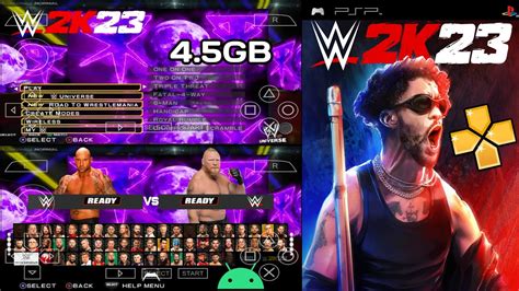 characteristic OF WWE 2K23 PPSSPP ISO