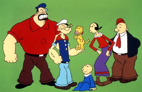 characters from popeye the sailor man