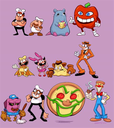 characters in pizza tower