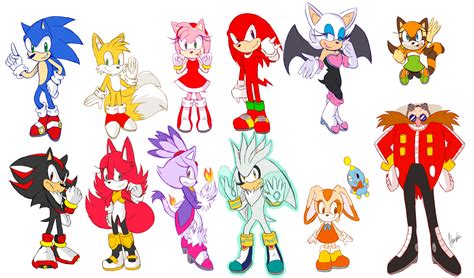 characters of sonic the hedgehog
