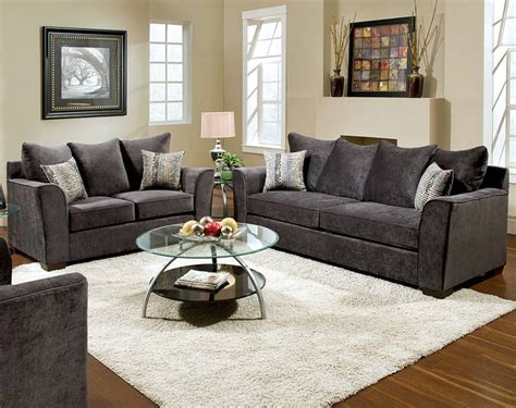 Review Of Charcoal Gray Sofa Set For Small Space