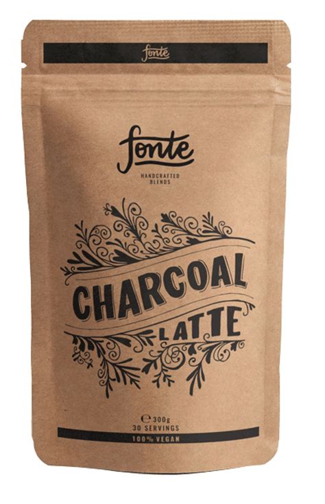 Charcoal Latte Fonte