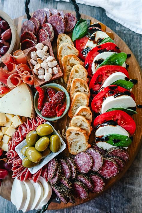 Simple Lunch Charcuterie Board + Shopping List from My Crazy Good Life