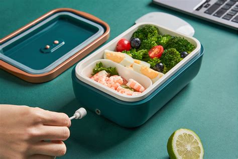 2L Electric food warmer steamer portable lunch box Automatic insulation