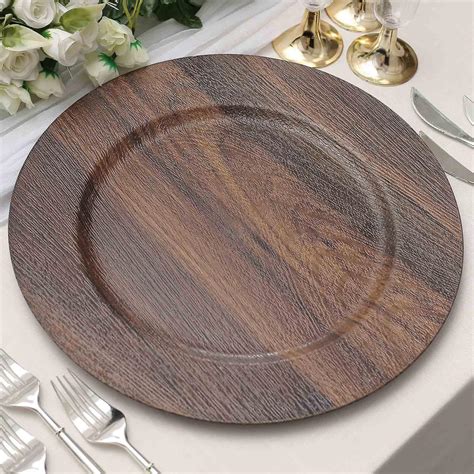 Charger Plates Rustic