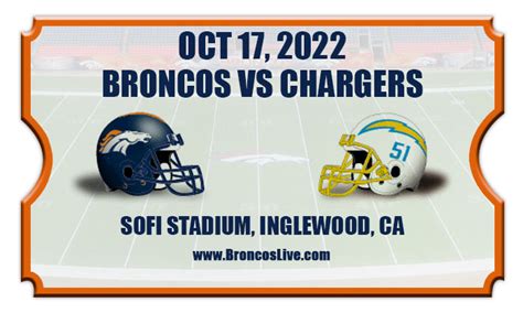 chargers vs broncos tickets