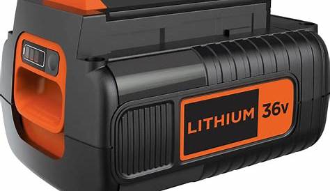 Chargeur Batterie Lithium 36v Black Et Decker + BDC2A36GB 36V ion Charger Kit