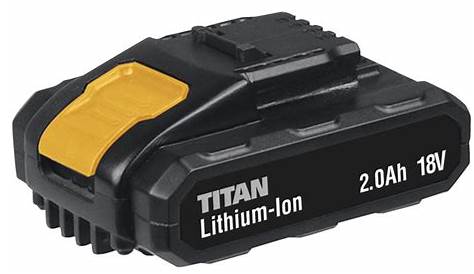 Chargeur Batterie Titan 18v Perceuse A Percussion 18 V Li Ion 2 Ah Brico Depot