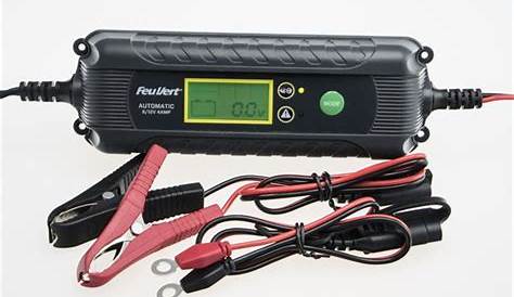 Chargeur De Batterie Automatique Feu Vert 4 Amperes Voiture, Cable Démarrage Auto Pas