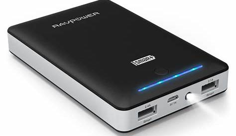 TRIXES chargeur de batterie portable externe 12000mAh