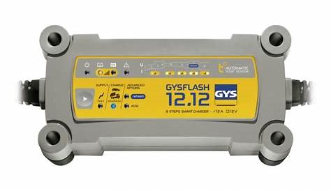 Chargeur Gysflash 1212 Automatique GYS GYSFLASH 12.12 029392 12 V 12 A 1