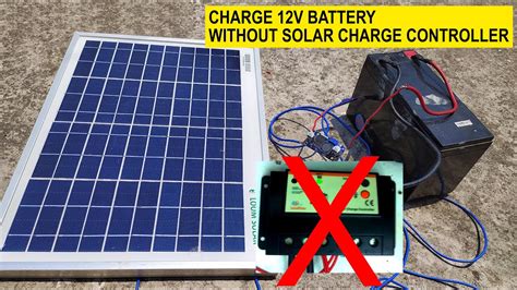 charging a battery with a solar panel how to