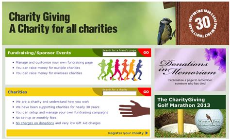 charity fundraising sites uk