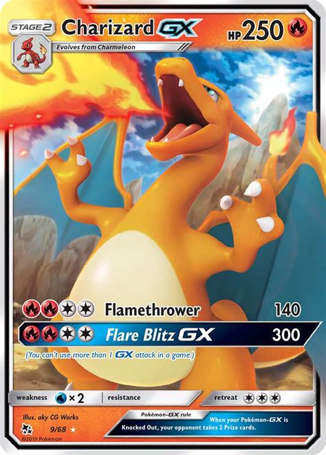 Red's Charizard GX Custom Pokemon Card ZabaTV