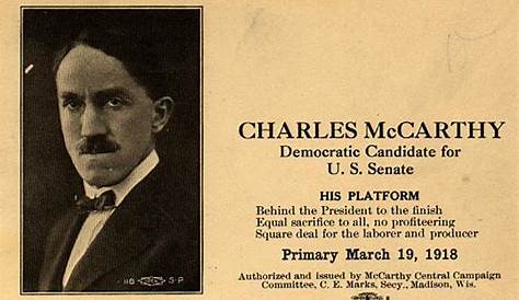 Charles J. McCarthy (June 22, 1918 - July 5, 1921) | Charles