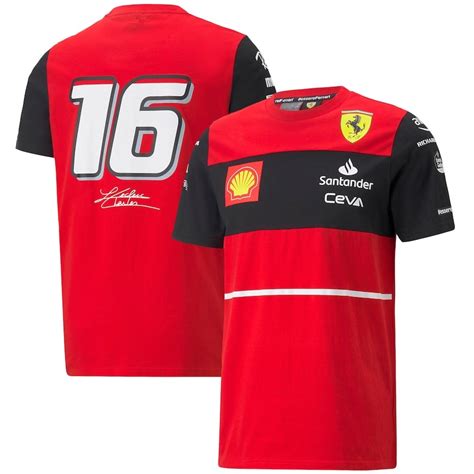 charles leclerc ferrari shirt