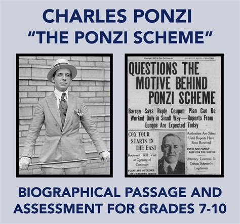 charles ponzi and the ponzi scheme