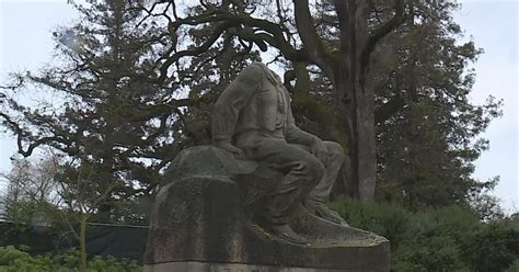 charles swanston statue beheaded