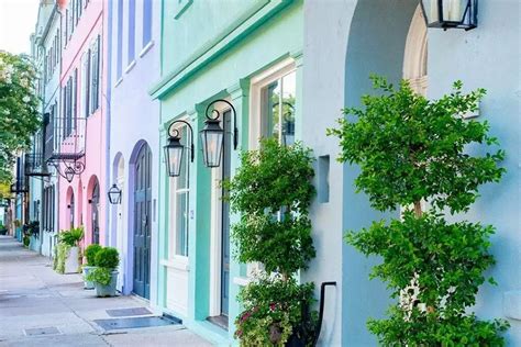 charleston rainbow row