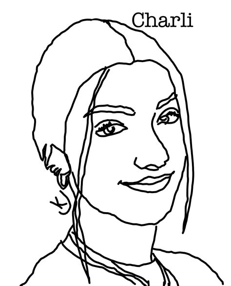 How To Draw Charli D'amelio Lips Belinda Berube's Coloring Pages