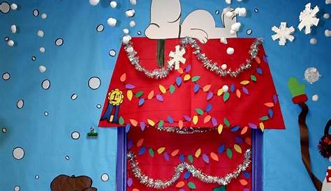 Charlie Brown Christmas Door Decorating Ideas