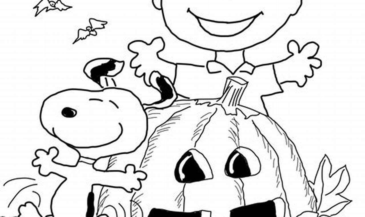 How to Unleash Creativity with Charlie Brown Pumpkin Coloring Pages