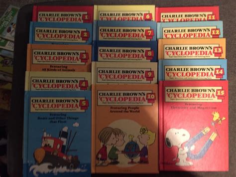 Charlie Brown Encyclopedia Complete Set