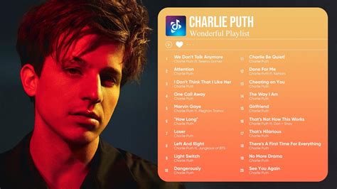 charlie puth playlist 2023