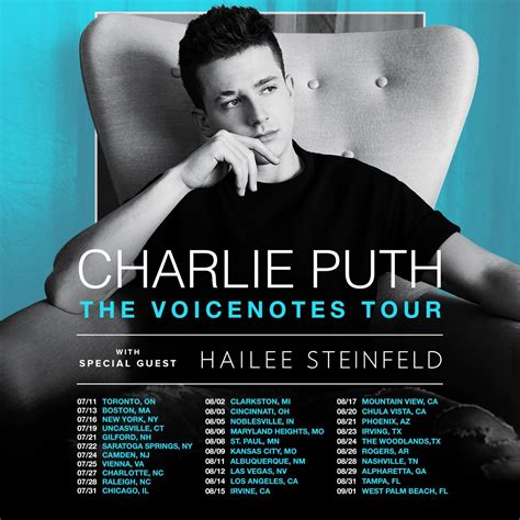 charlie puth voicenotes tour