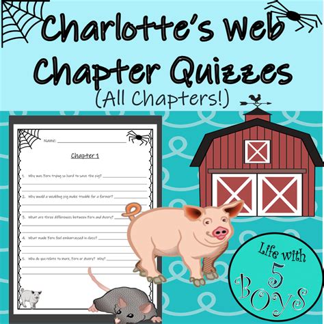 Charlotte's Web Literature Study Simple Living. Creative Learning