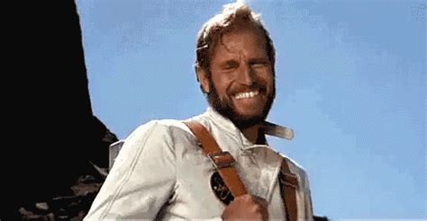 charlton heston laughing gif