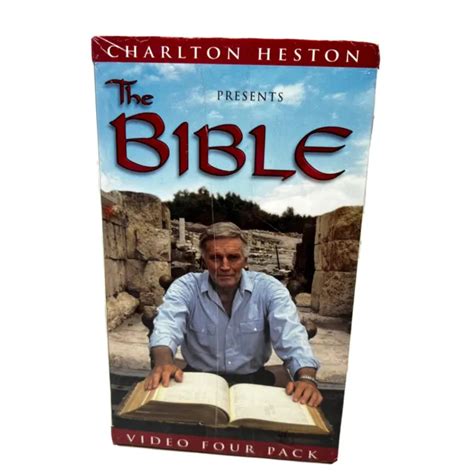 charlton heston presents the bible vhs