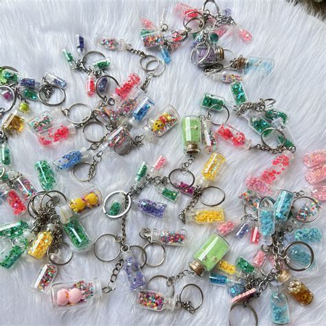 Charm Bottle Keychain