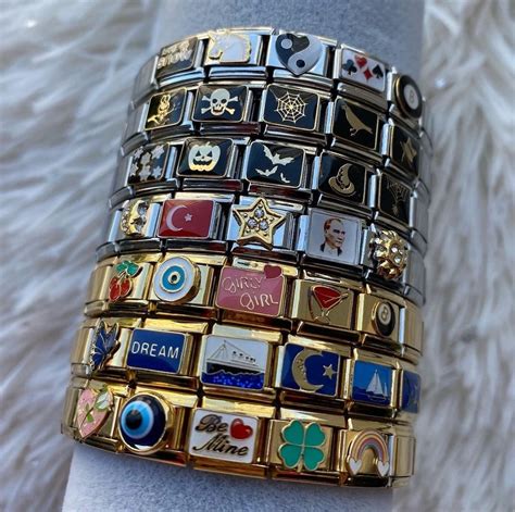 Charm Bracelet Silver Gold