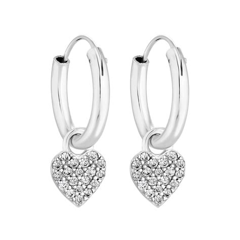 Charm Earrings Silver
