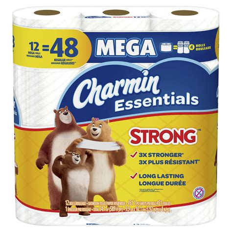 charmin essentials toilet paper strong