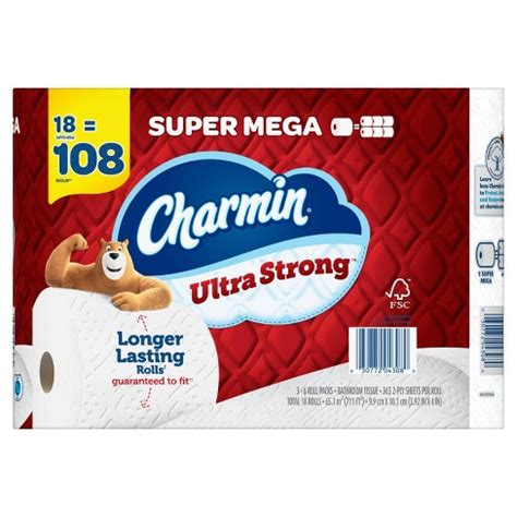 charmin ultra strong toilet paper target