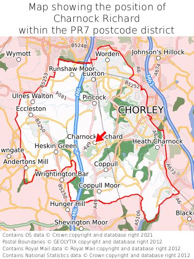 Charnock Richard Map