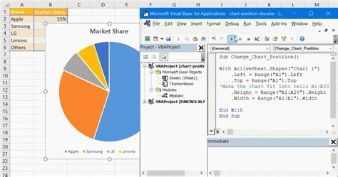 Chart Position Excel Vba