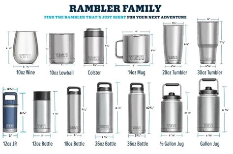 Chart Yeti Cup Sizes
