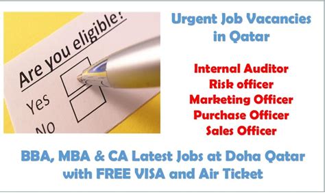 chartered accountant jobs in qatar