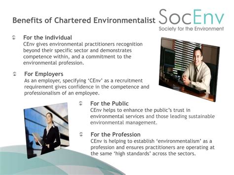 Chartered Environmentalist Benefits