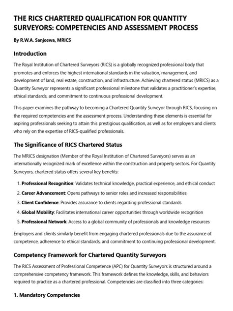 chartered surveyor qualification