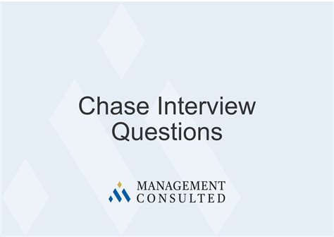chase interview questions