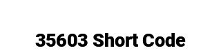 chase text code 35603