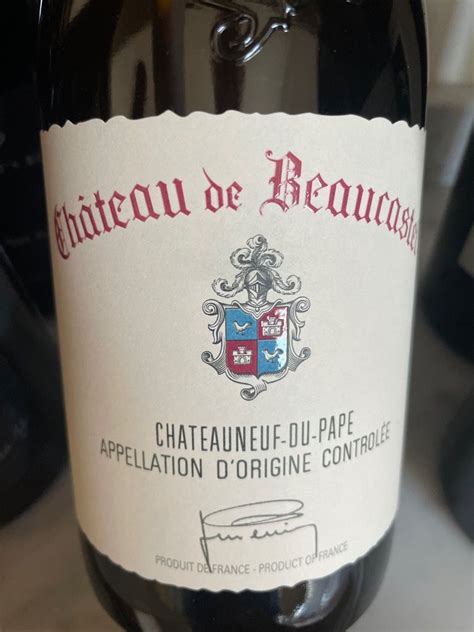 chateau de beaucastel 2020