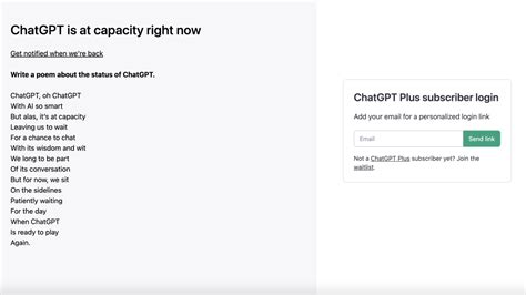 Chatgpt Down For Plus Subscriptions