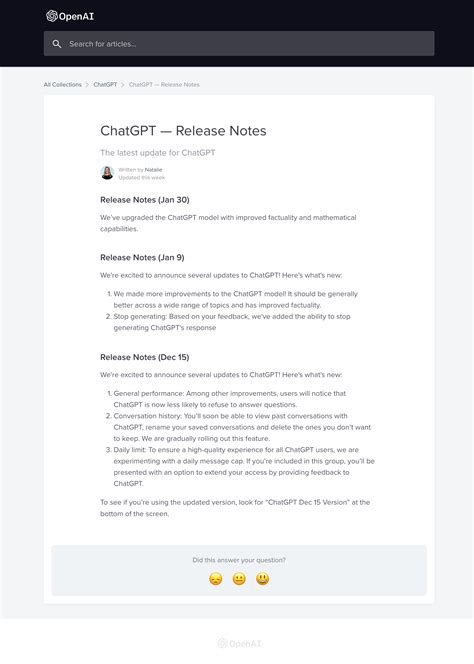 chatgpt release notes github